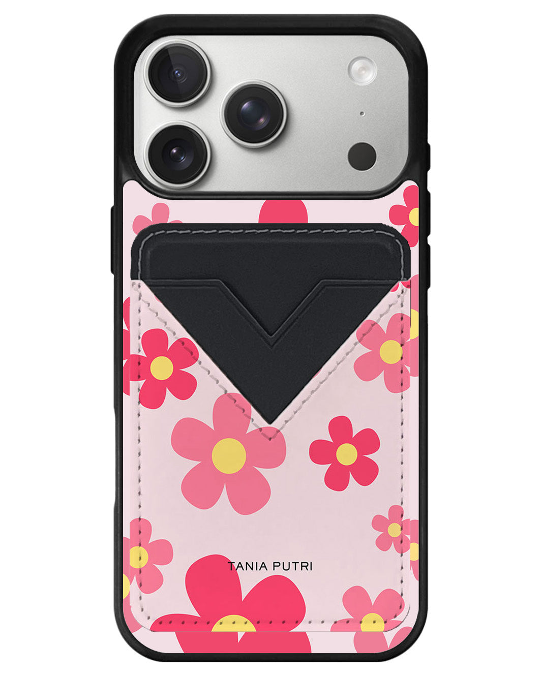 iPhone Avant Wallet Case - Daisy Blush