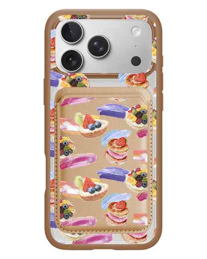 iPhone Magnetic Wallet Case - Fruit Pie