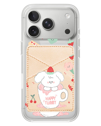 iPhone Phone Wallet Case - Happy Tummy