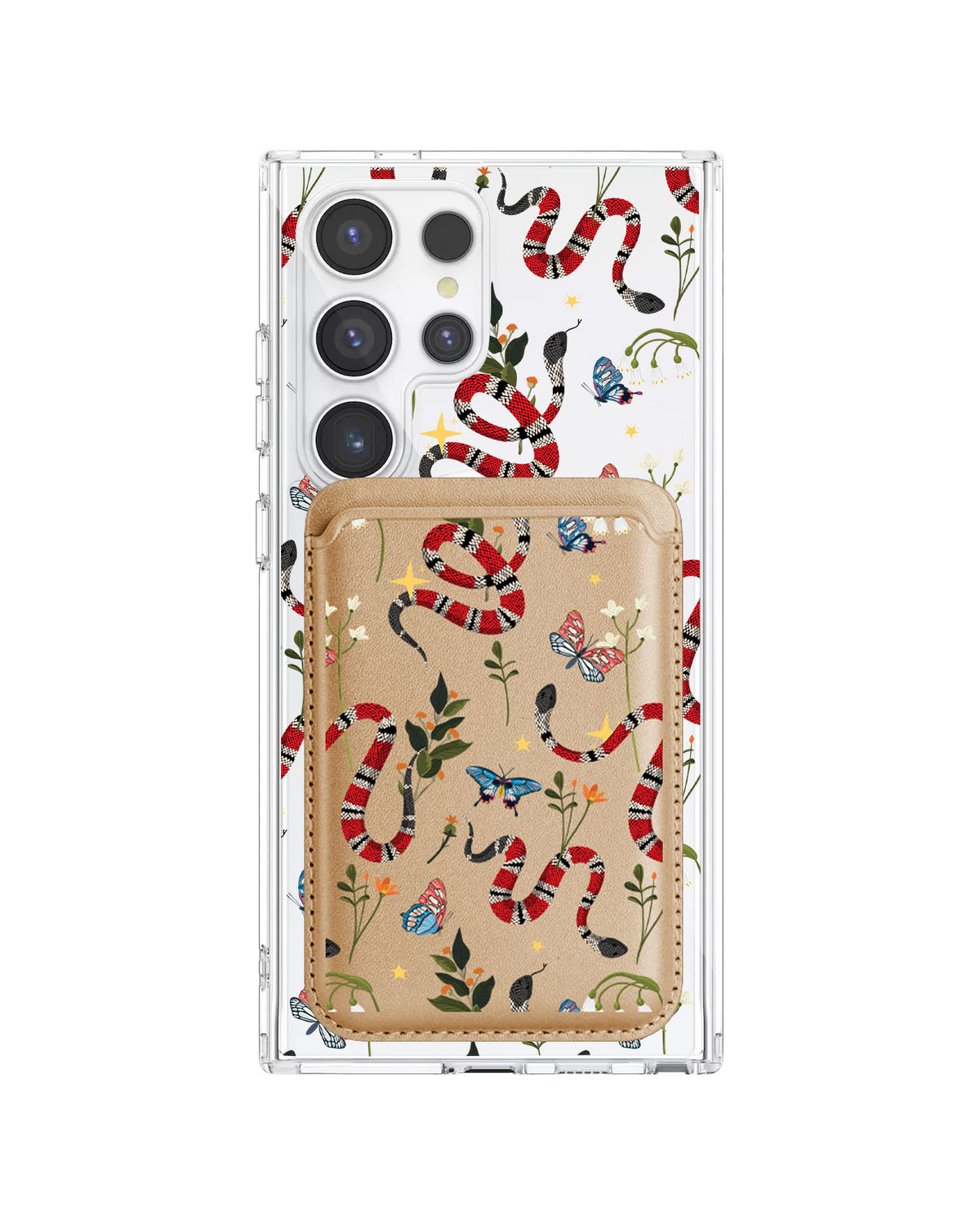 Android Magnetic Wallet Case - Serpente