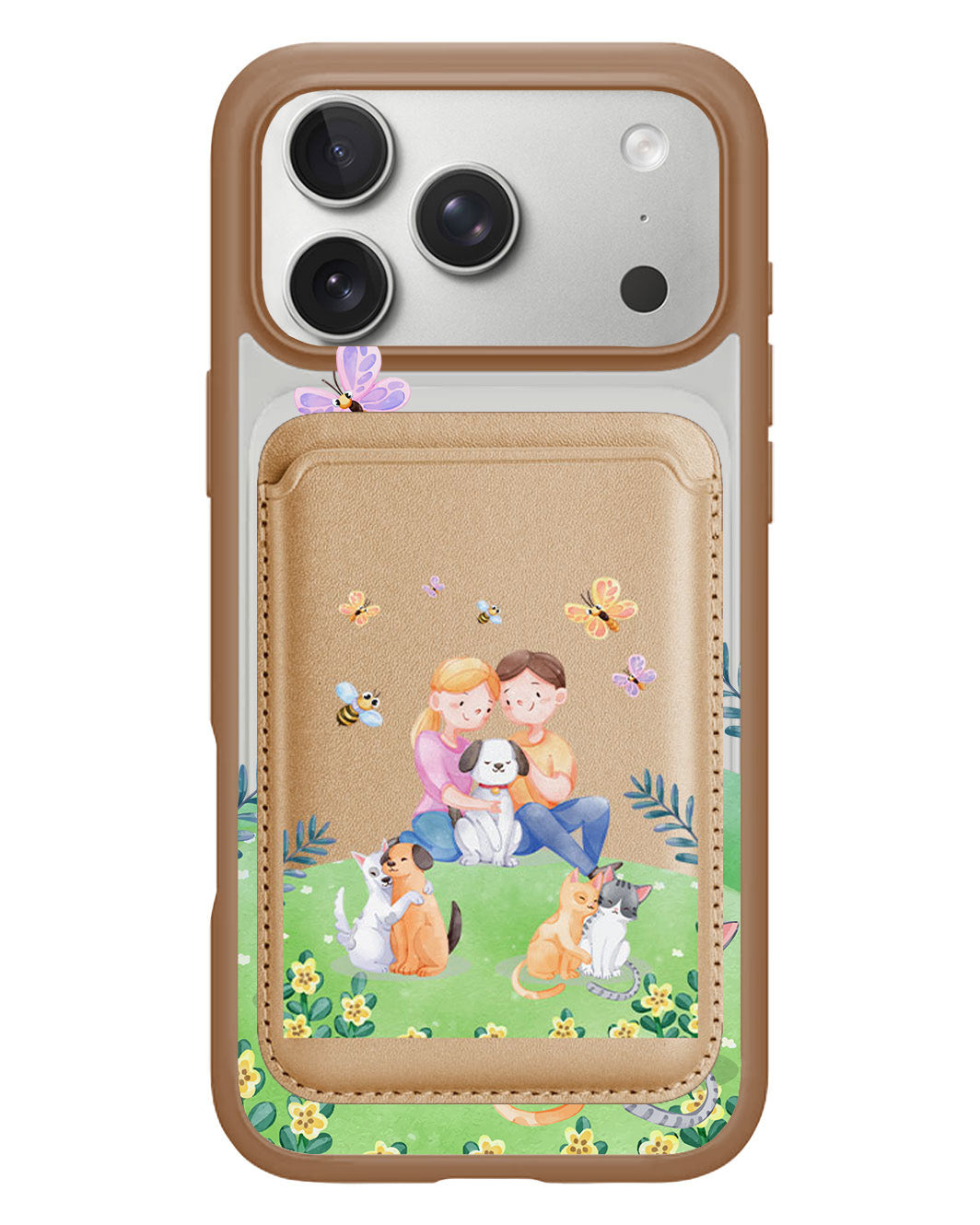 iPhone Magnetic Wallet Case - Adorable Animals