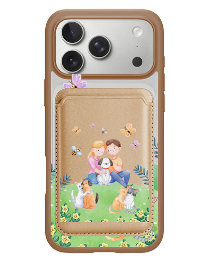 iPhone Magnetic Wallet Case - Adorable Animals