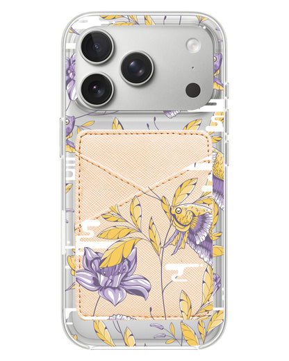 iPhone Phone Wallet Case - Fish & Floral 5.0