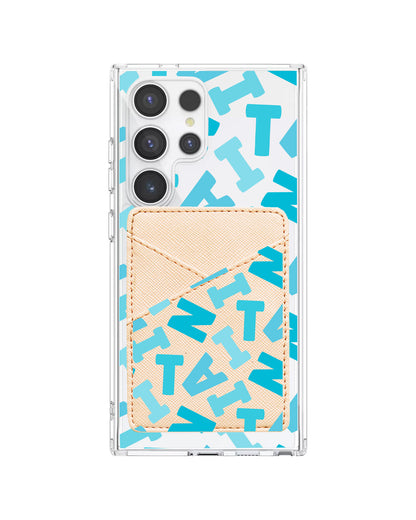 Android Phone Wallet Case - Scattered Monogram 5.0