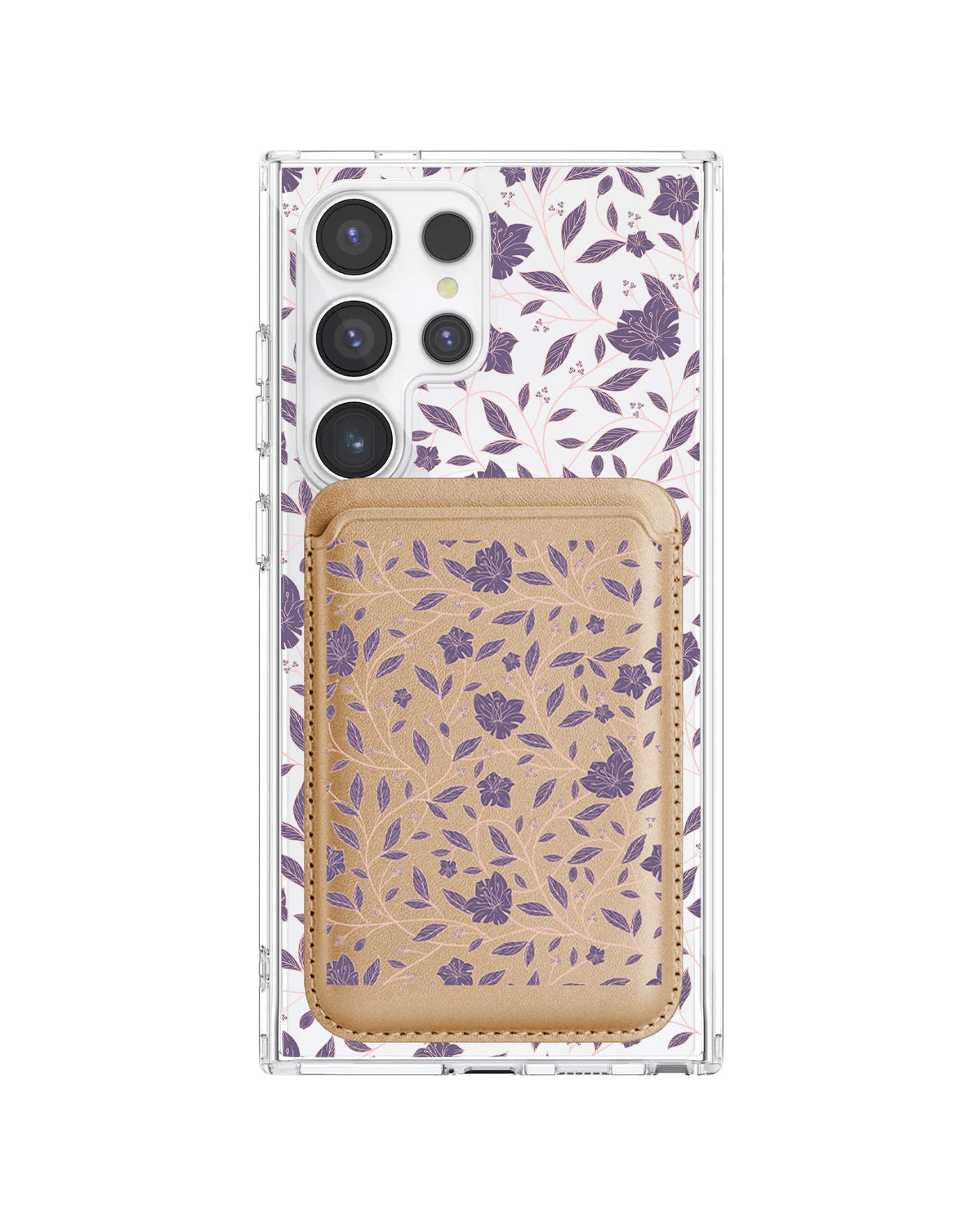 Android Magnetic Wallet Case - Sketchy Flower 4.0