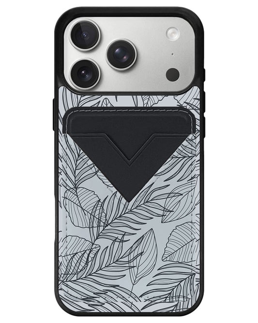 iPhone Avant Wallet Case - Sketchy Tropical 2.0