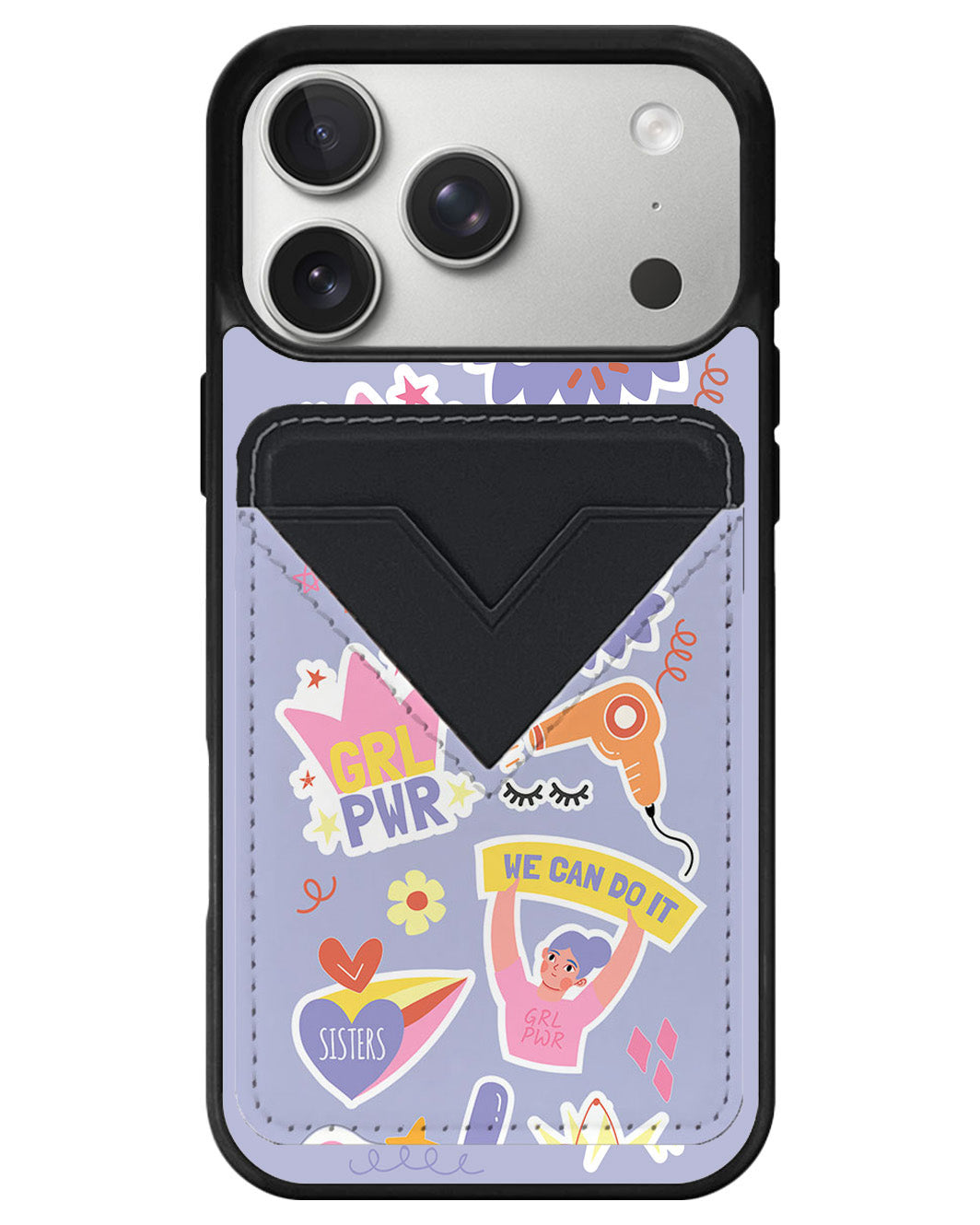iPhone Avant Wallet Case - Girl Power Sticker Pack