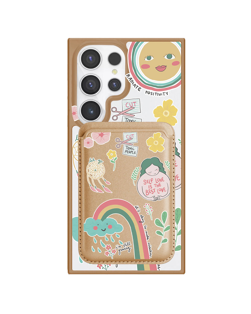 Android Magnetic Wallet Case - Self Love