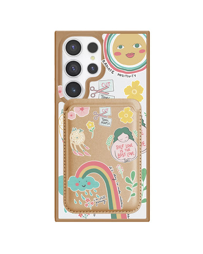 Android Magnetic Wallet Case - Self Love