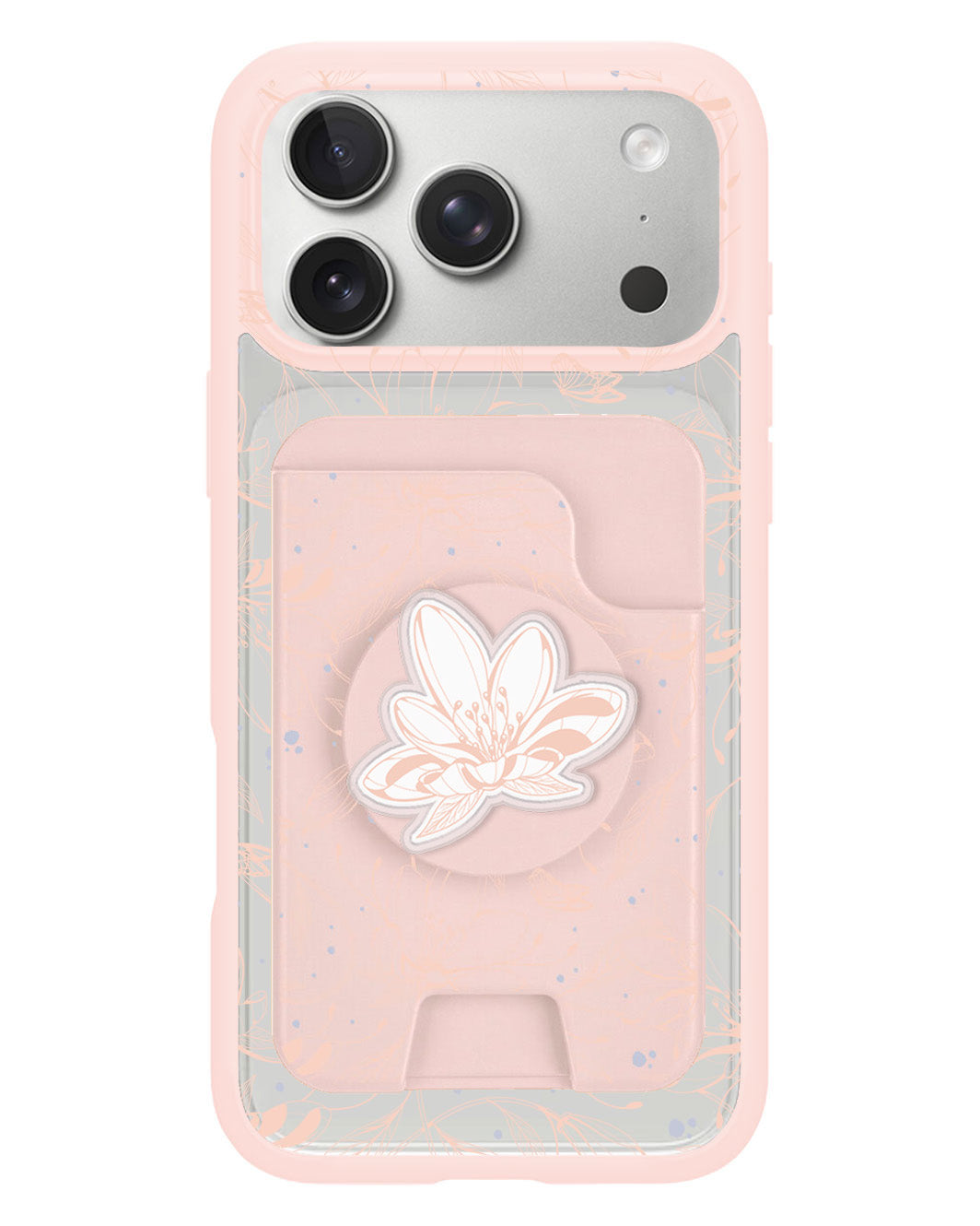 iPhone Magpop Wallet - Sketchy Flower & Butterfly 1.0
