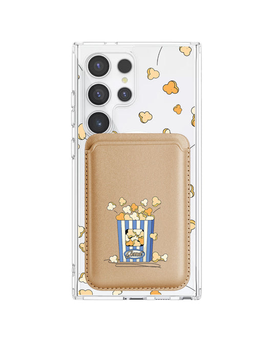 Android Magnetic Wallet Case - Popcorn