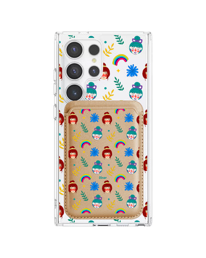Android Magnetic Wallet Case - Unconditionally Girl