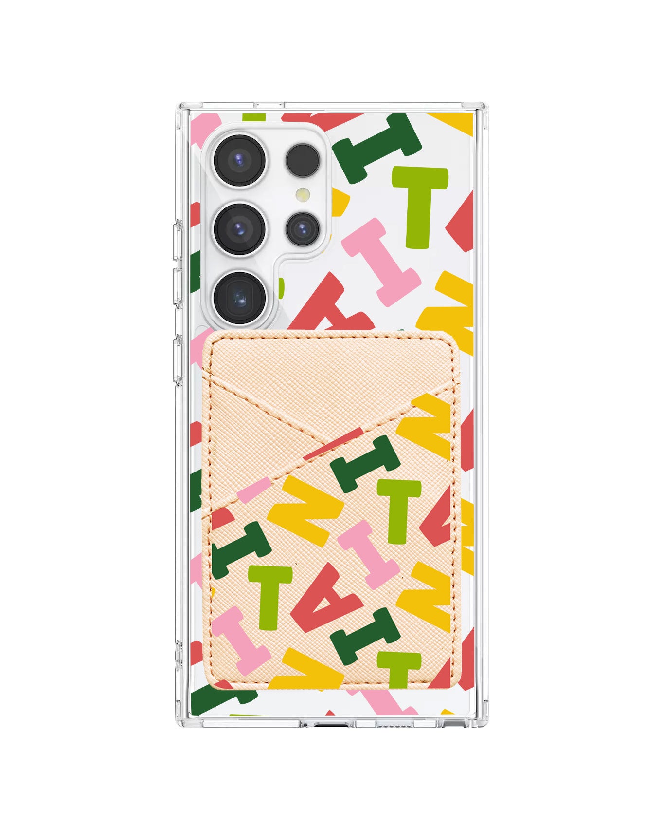 Android Phone Wallet Case - Scattered Monogram 3.0