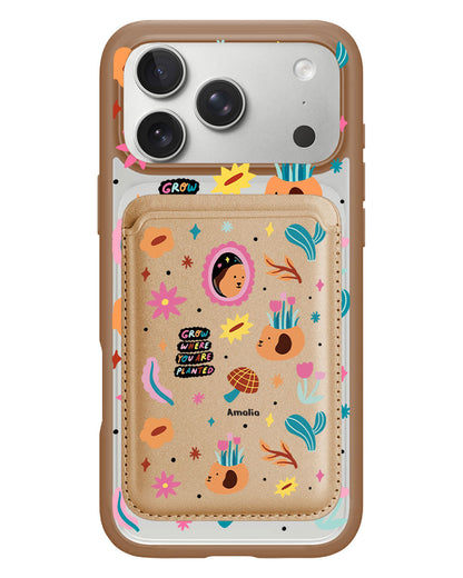 iPhone Magnetic Wallet Case - Grow And Bloom