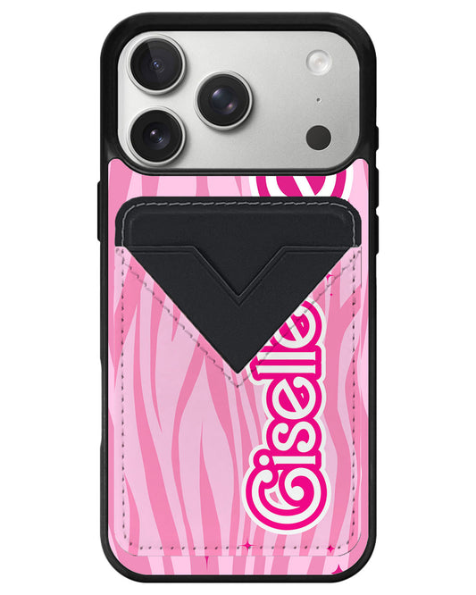 iPhone Avant Wallet Case - Barbie Zebra Pattern