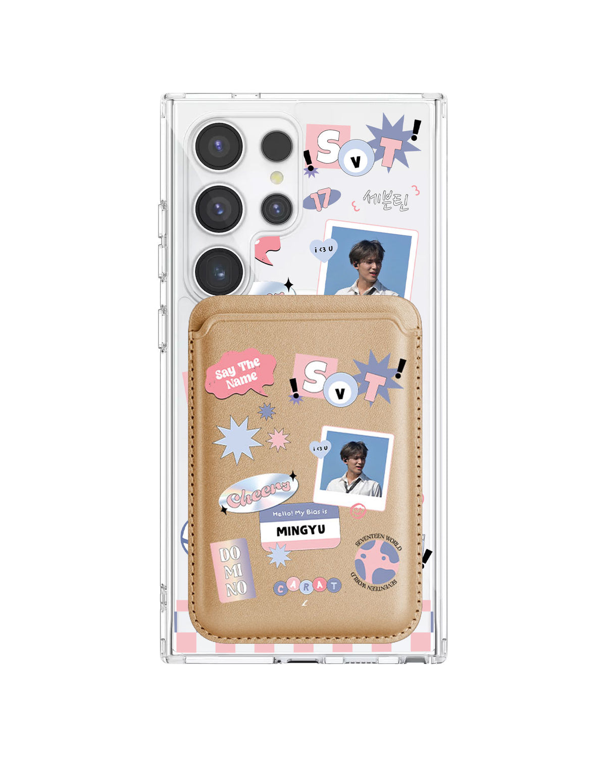 Android Magnetic Wallet Case - Seventeen World