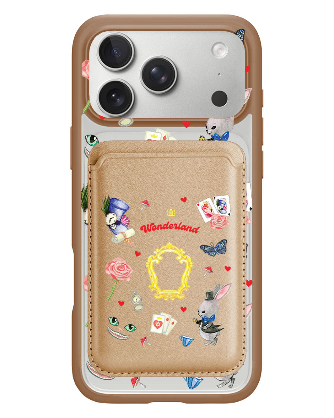 iPhone Magnetic Wallet Case - Wonderland