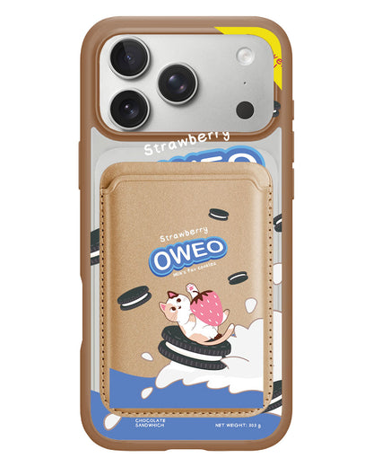 iPhone Magnetic Wallet Case - Oweo Cat