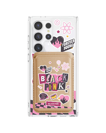 Android Magnetic Wallet Case - Blackpink Forever Young