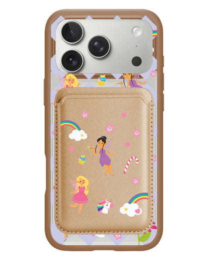 iPhone Magnetic Wallet Case - Tiny Fairy