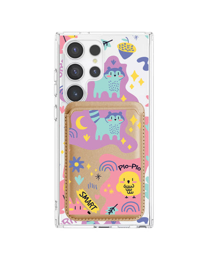 Android Magnetic Wallet Case - Pio N Friends