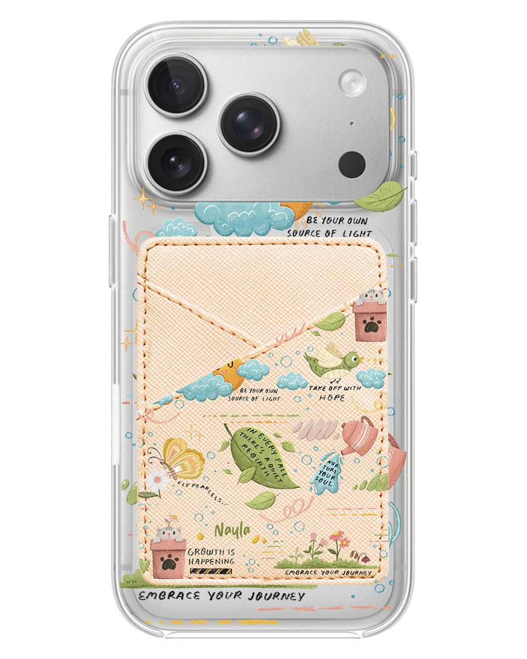 iPhone Phone Wallet Case - Growth