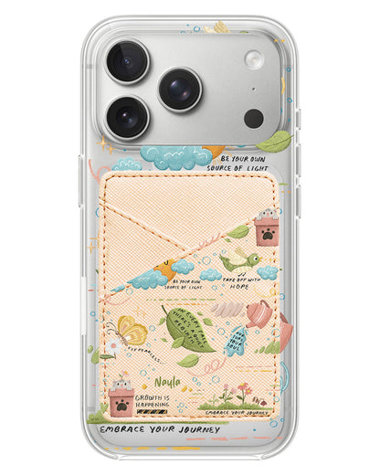 iPhone Phone Wallet Case - Growth