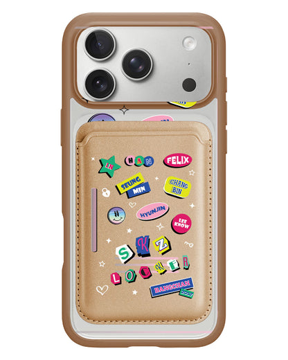 iPhone Magnetic Wallet Case - Stray Kids Locker