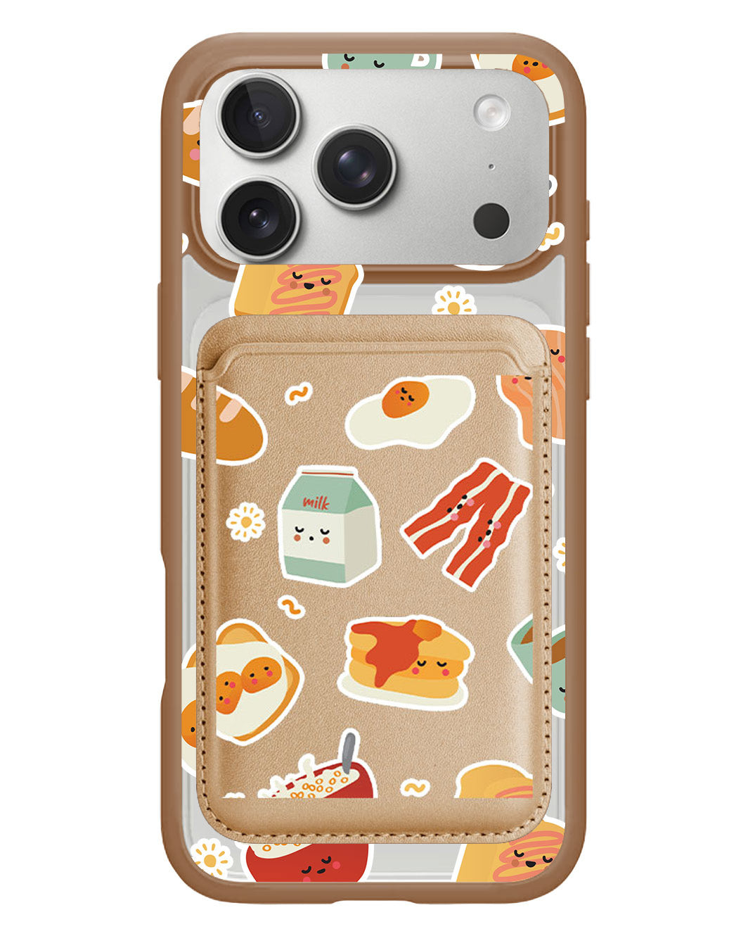iPhone Magnetic Wallet Case - English Breakfast