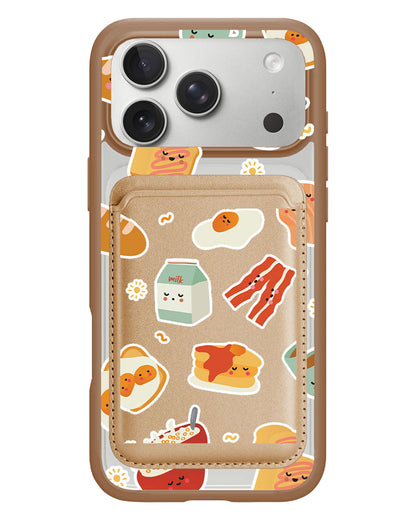iPhone Magnetic Wallet Case - English Breakfast