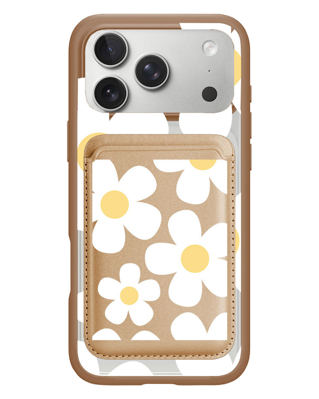iPhone Magnetic Wallet Case - Daisy 1.0