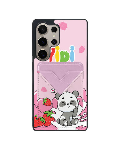 Android Avant Wallet Case - Yipi Strawberry Kiss