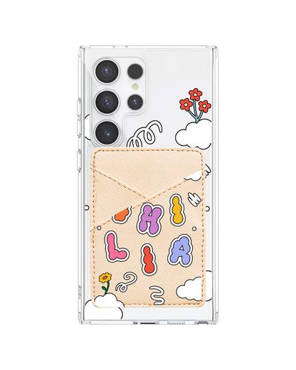 Android Phone Wallet Case - Adorable Monogram 6
