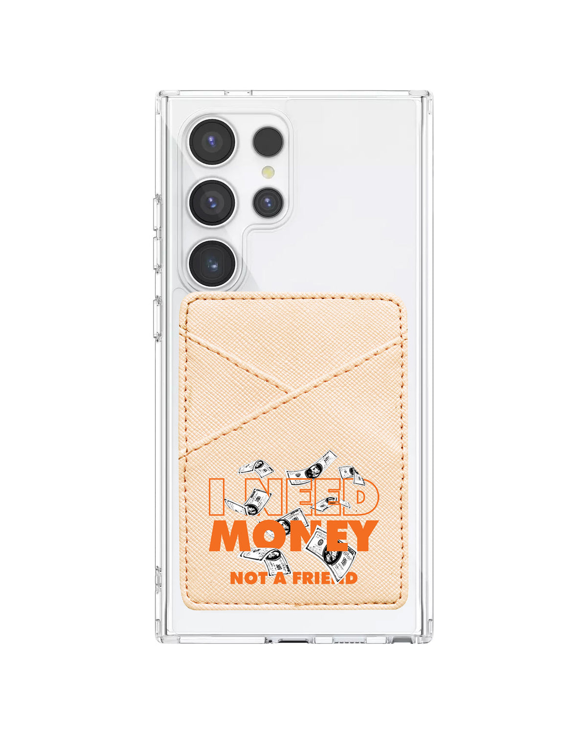 Android Phone Wallet Case - Money Better Than Friend