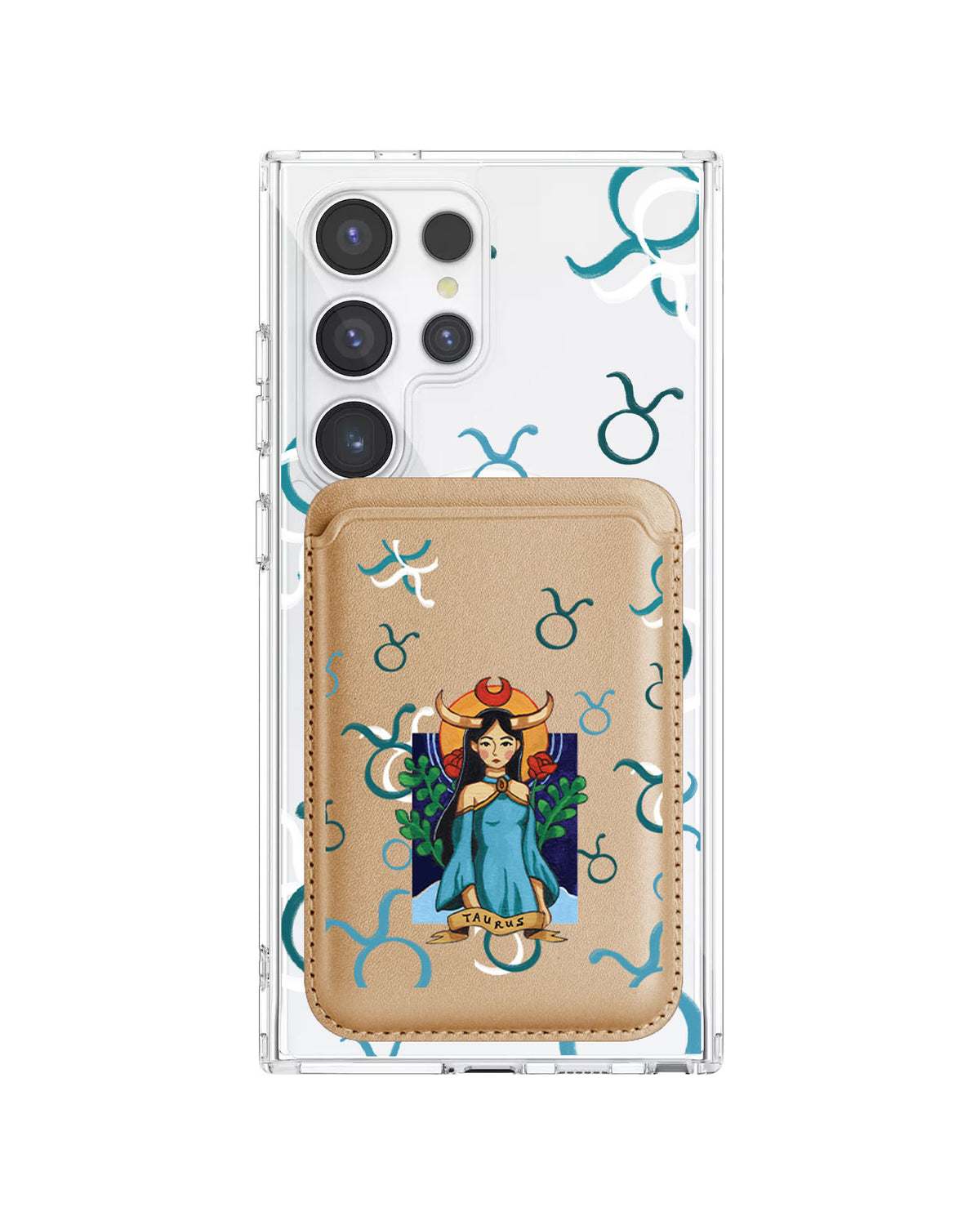 Android Magnetic Wallet Case - Taurus
