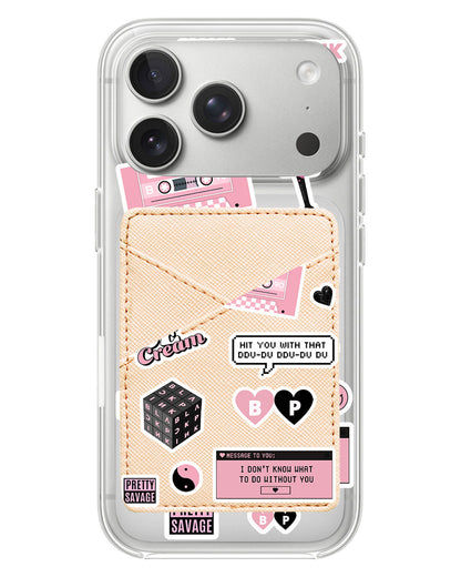 iPhone Phone Wallet Case - Blackpink Sticker Pack