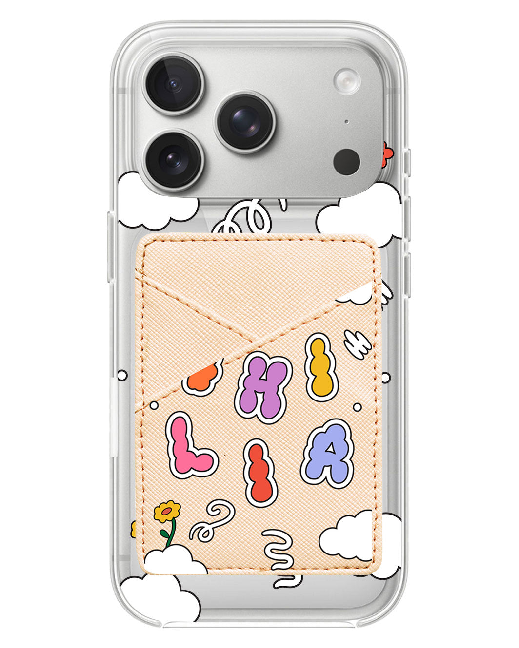 iPhone Phone Wallet Case - Adorable Monogram 6.0