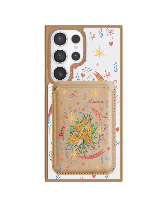 Android Magnetic Wallet Case - Peace