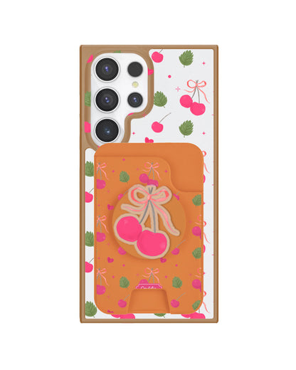 Android Magpop Wallet - Coquette Cherry