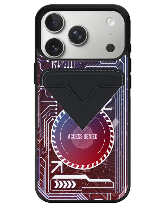 iPhone Avant Wallet Case - Circuit 2.0 Red