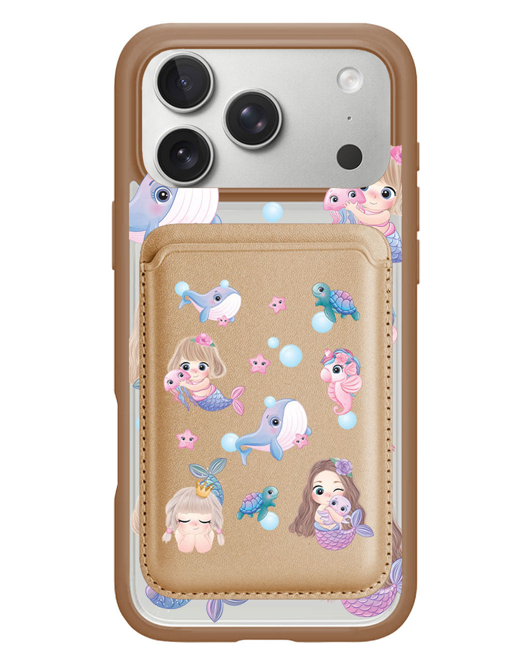 iPhone Magnetic Wallet Case - Little Mermaid