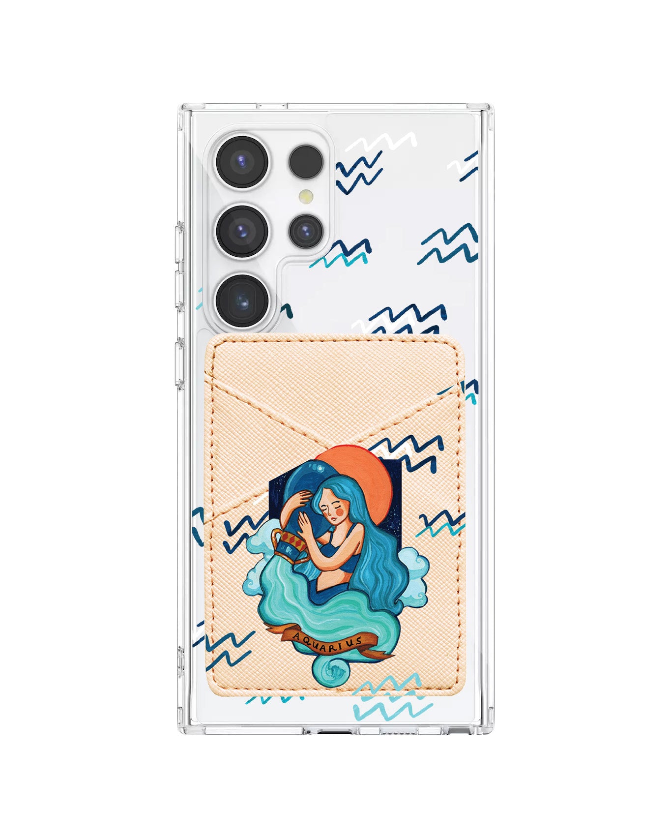 Android Phone Wallet Case - Aquarius