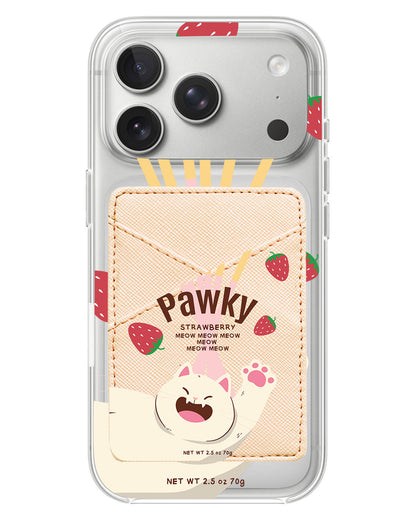 iPhone Phone Wallet Case - Pawky Cat