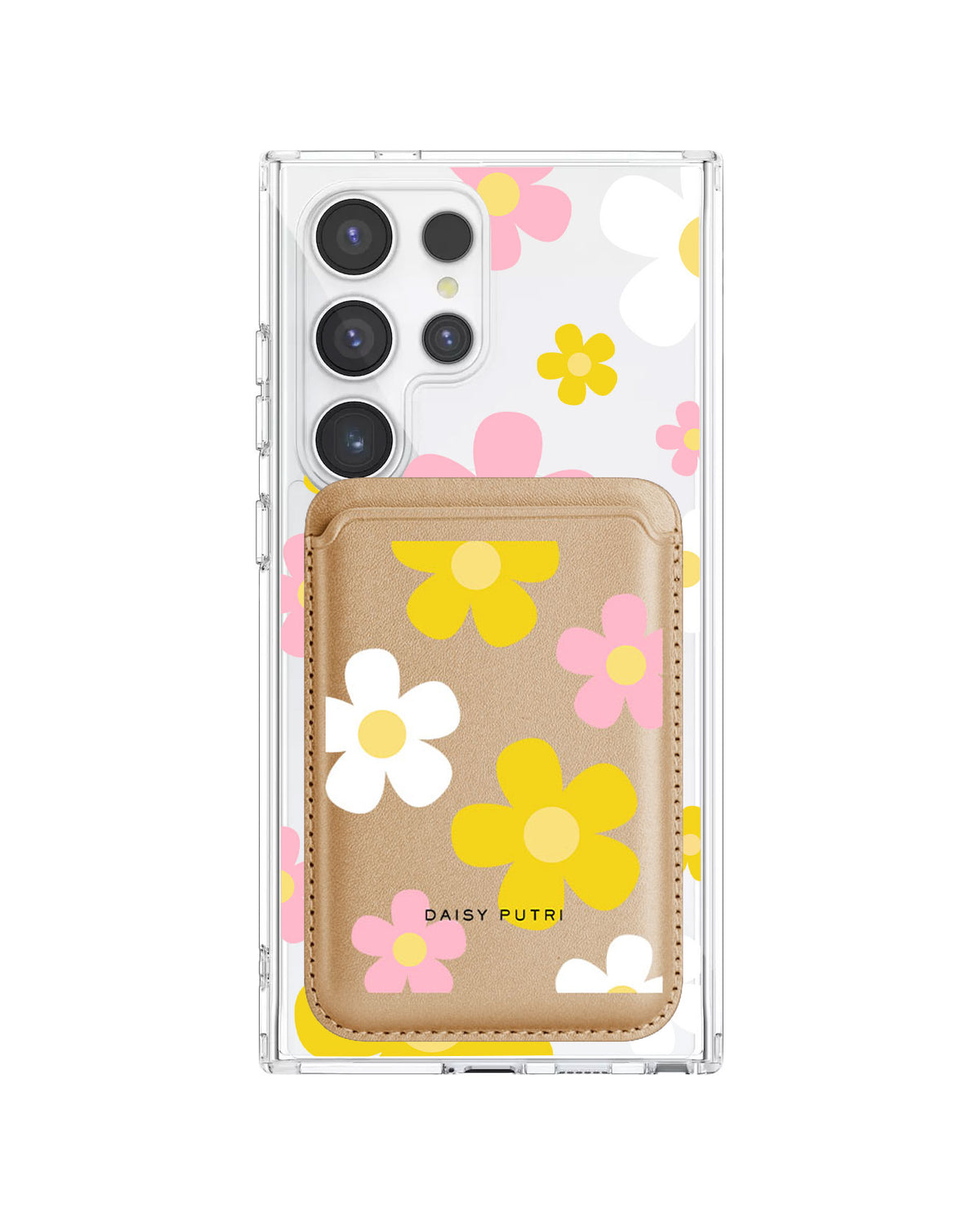 Android Magnetic Wallet Case - Daisy Fresh