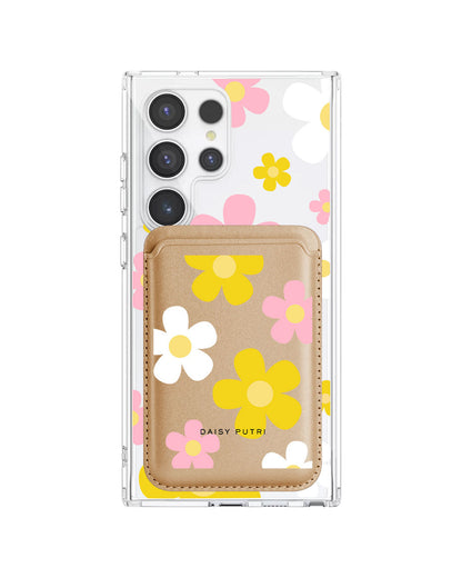 Android Magnetic Wallet Case - Daisy Fresh