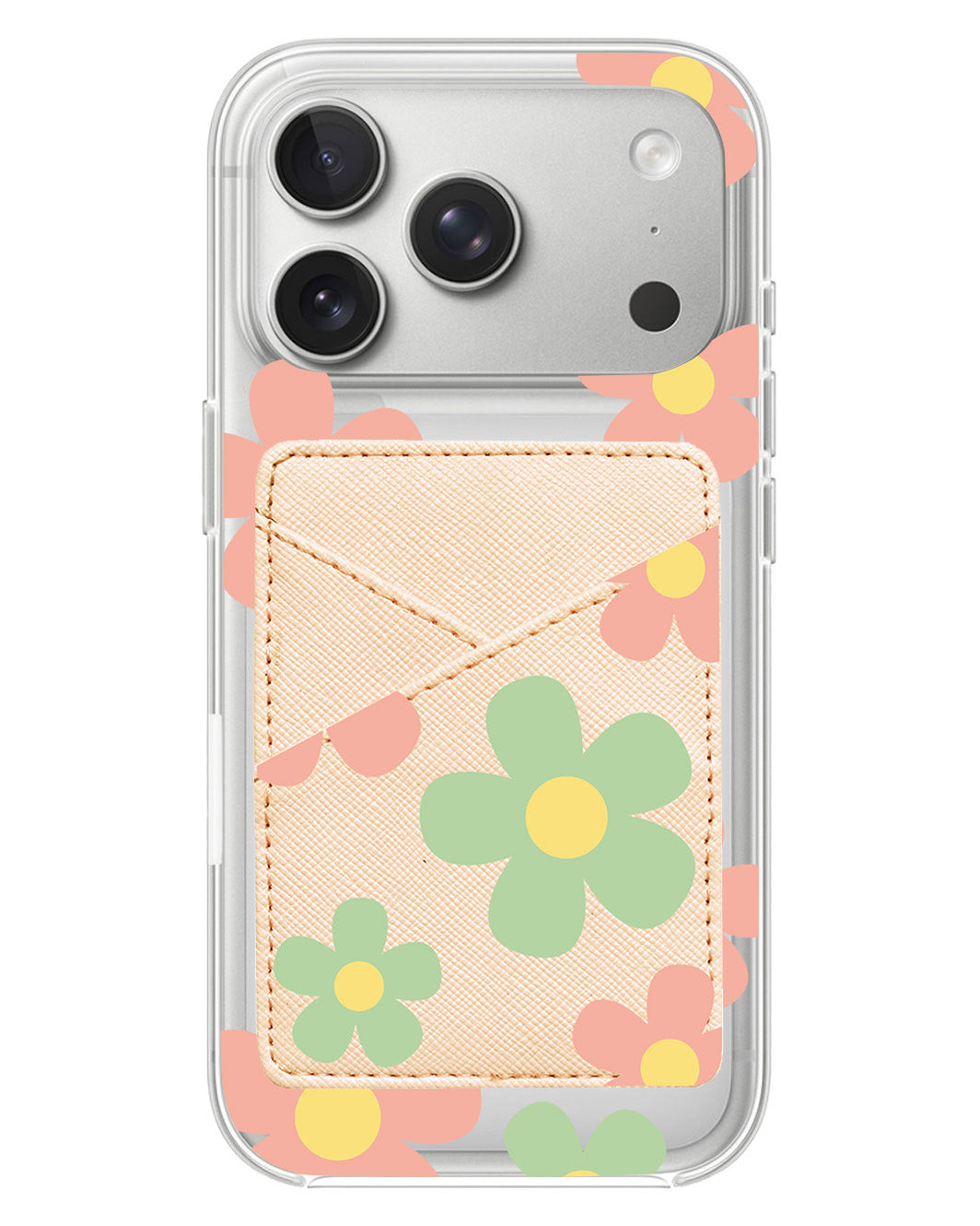iPhone Phone Wallet Case - Daisy spring