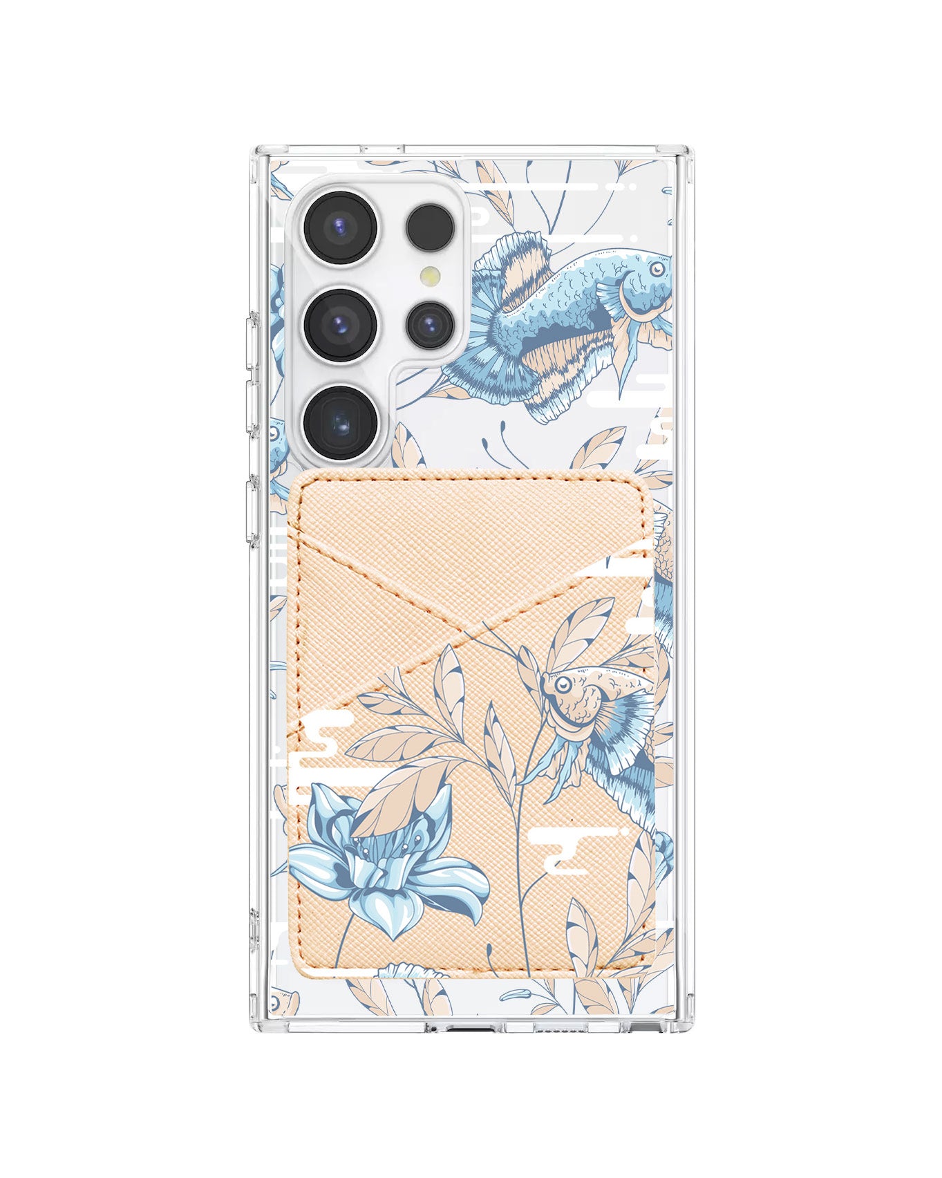 Android Phone Wallet Case - Fish & Floral 4.0