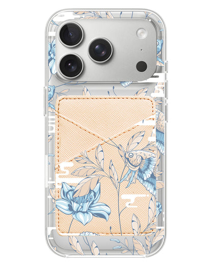 iPhone Phone Wallet Case - Fish & Floral 4.0
