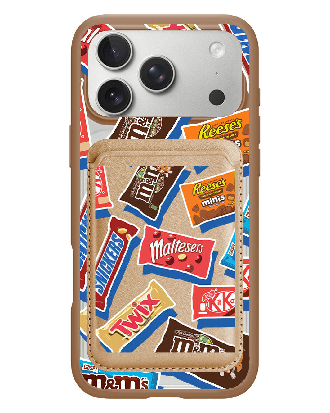 iPhone Magnetic Wallet Case - Choco Sweet