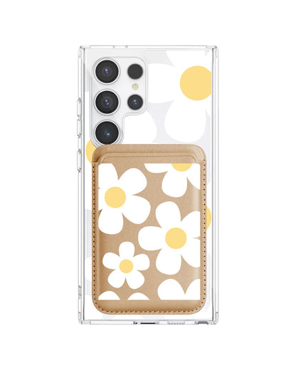 Android Magnetic Wallet Case - Daisy 1.0